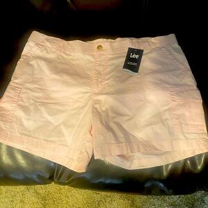 Light pink LEE brand cargo shorts